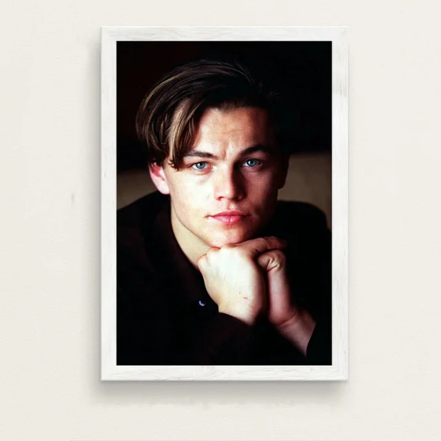 Leonardo DiCaprio фильм звезда актер Искусство Живопись Шелковый Холст плакат настенный домашний декор - Цвет: 14