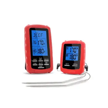 

Wireless Dual Channel Digital Meat Thermometer Household Food Thermometer for BBQ Cooking Baking