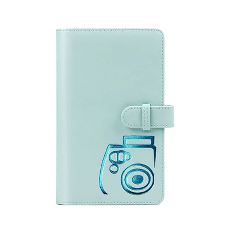 Blue 96 записные книжки альбом для ЖК-дисплея с подсветкой Fujifilm Instax камеры моментальной печати Mini 9 камеры одноступенного процесса 8 7s 70 25 50s 90 минипленки 3 дюймов фотобумага - Цвет: Blue