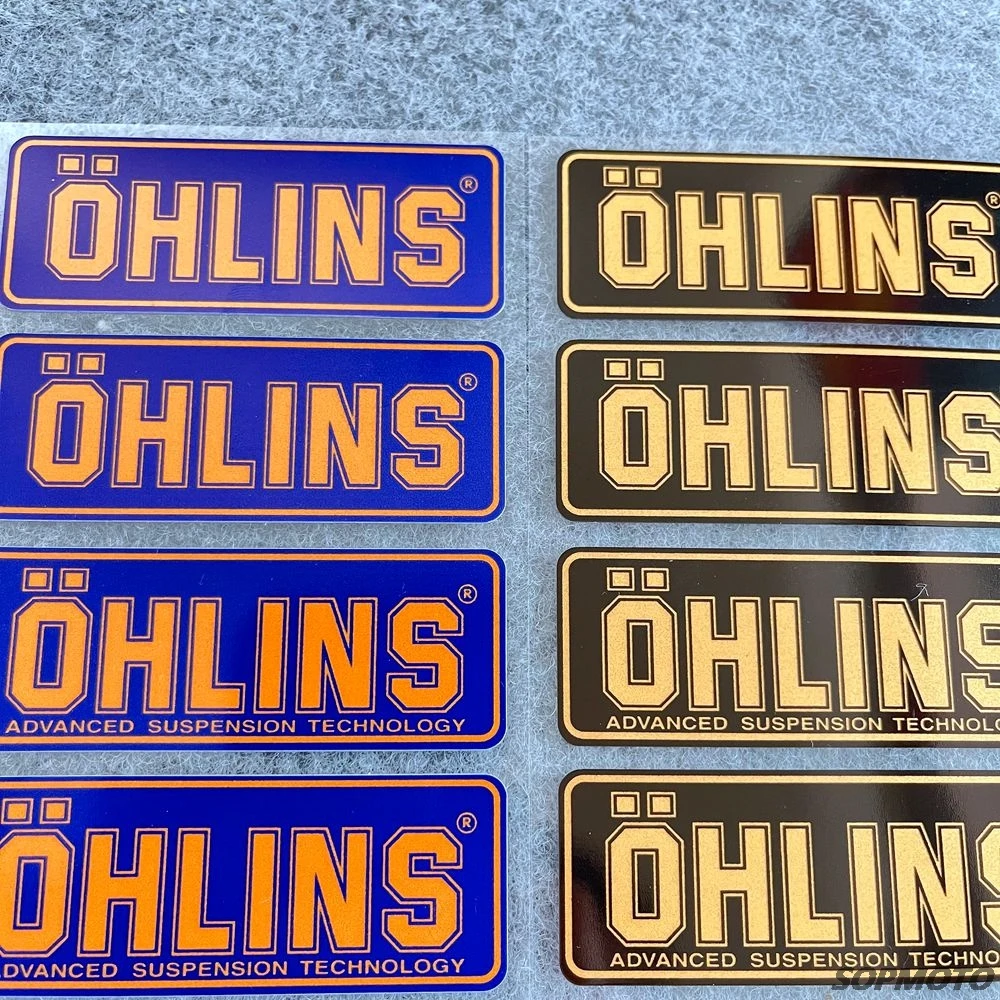Öhlins サスペンション ステッカー付き Öhlins サスペンション ステッカー付き OHLINS オーリンズ G