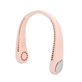 

Portable Hanging Neckband Fan USB electric fan Summer USB Rechargeable Lazy Hanging Neck Mute Cooling Fan Air Cooler Desk Fans