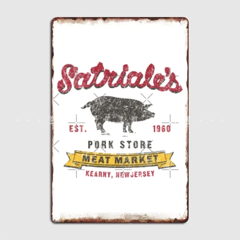 

Satriale S Metal Sign Wall Pub Wall Plaques Printing Tin Sign Poster