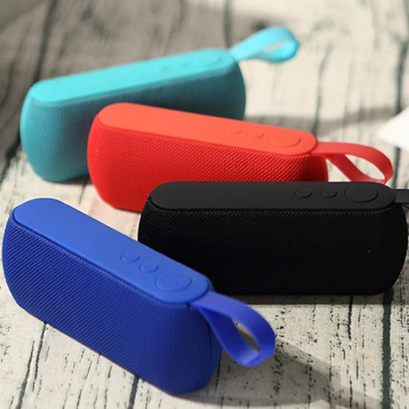Портативный Bluetooth динамик открытый беспроводной сабвуфер с микрофоном TF карта USB
