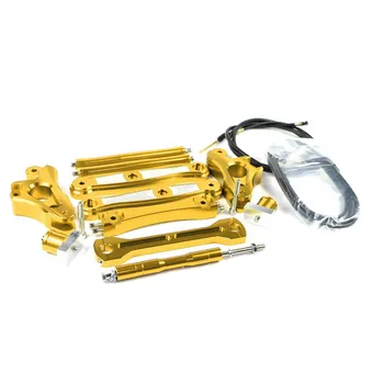 

Motorcycle Scooter CNC Aluminum Alloy 15cm Lengthen Metal Saddle Bag Support Bar Mounting Brackets For Yamaha BWS X 125