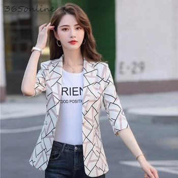 

New Fashion Styles Spring Summer Formal Business Blazers Coat for Women Professional Casual OL Styles Jackets Ladies Blaser Tops