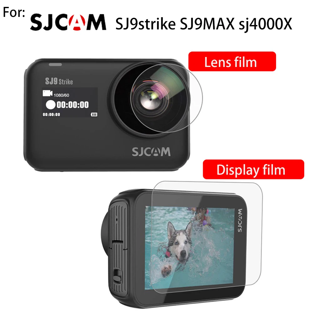 

SJ9 series accessories ultra high definition screen protector tempered glass film for SJCAM SJ9strike SJ9MAX sj4000X camera