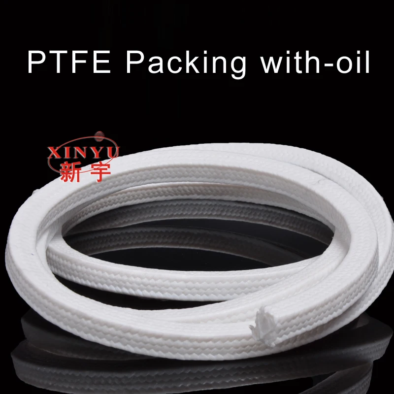 Valve se Ochoos New 18x18mm PTFE Braided Compression Packing,Acrylic Fiber Packing PTFE,Teflon Filled Gland Rope F4 Gland Packing,Pump 