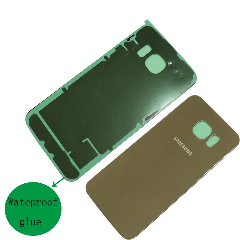 Чехол для Samsung Galaxy S6 Edge / Plus оригинальная новая задняя крышка 3D стеклянный чехол
