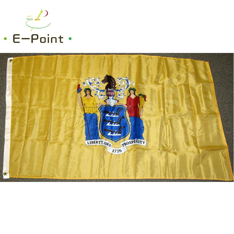 Флаг США Нью-Джерси 2ft* 3ft(60*90 см) 3ft* 5ft(90*150 см) размер рождественские украшения для домашнего флага баннер