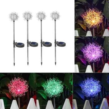 

Amazon sells solar garden lights LED lawn put lights solar dandelion garden lights