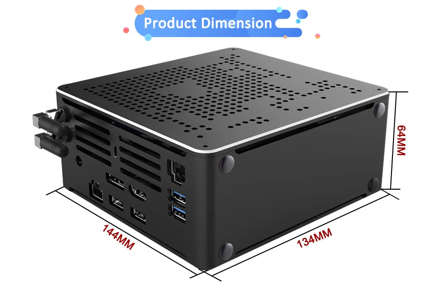 Mini PC Xeon E3-1505M V5 Desktop Computer - 2 DDR4 ECC Support, Dual Nvme SSD, 4K DP HDMI, Type-C, USB3.1, AC WiFi, BT - Mini Server Description Image.This Product Can Be Found With The Tag Names Cheap Mini PC, Computer Office, High Quality Computer Office, Mini pc