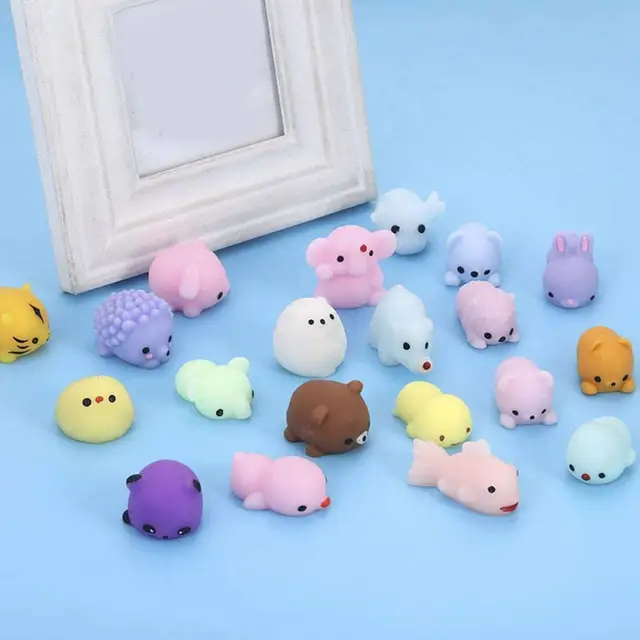 64/36/24pcs Squishy Toy Cute Pet Doll Antistress Ball Squeeze Mochi Rising Toy Stress Relief Toys Christmas Funny Gift 5