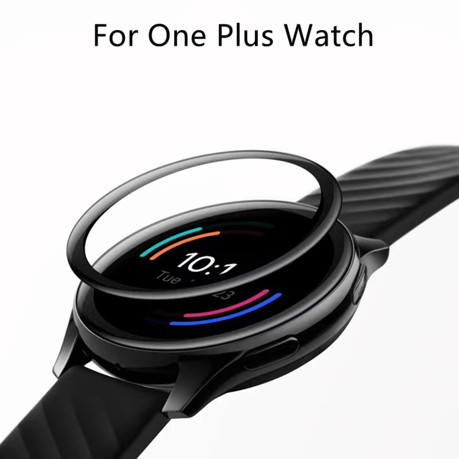 Per One Plus Watch Pellicola Protettiva A Schermo Intero 1 + Orologio Materiale Composito Pmma 1 + Smart Watch Schermo Intero Curvo 3D