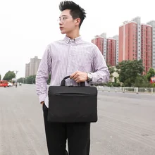 

Business laptop bag men's and women's professional simple 13 to 15 inch briefcase single shoulder bag