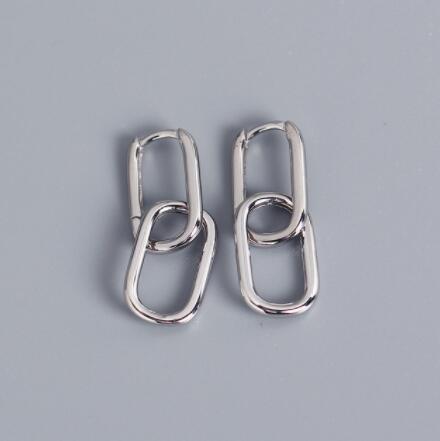 Quality Stainless Steel Gold Geometric Small Hoop Earrings for Women Punk Hip-Hop Drop Earrings 2022 Trend Fashion Jewelry