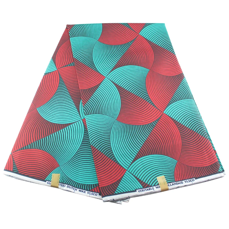 

New Guaranteed Real Dutch Wax Block Prints Wax 100% Cotton Veritable Wax Veritable African Ankara Fabric Soft Streak Printing