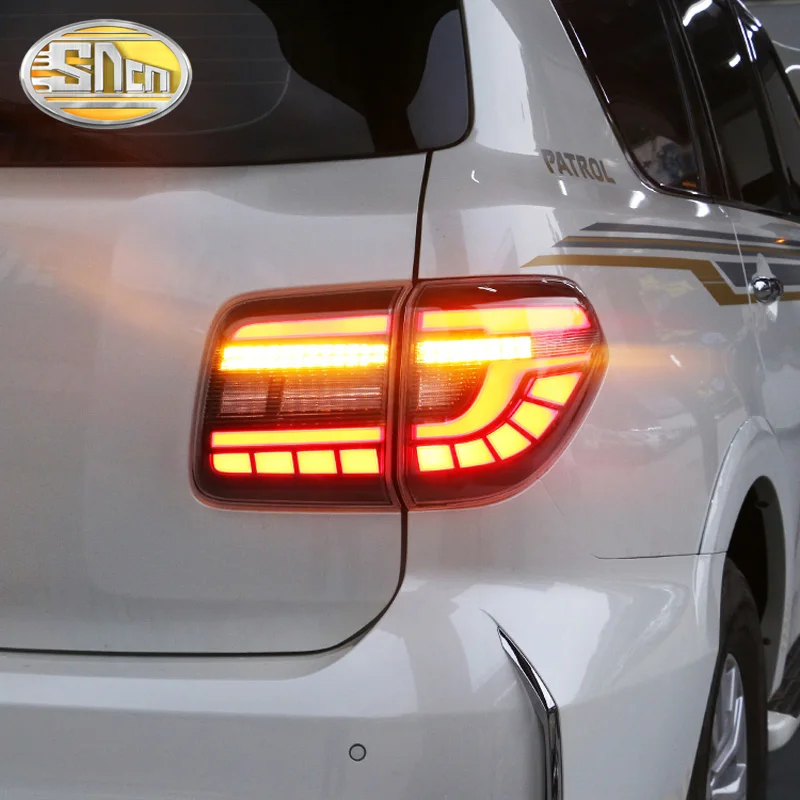 LED Tail Lights for Nissan Patrol Y62 2012- Tail Lamp Car Stlying Drive+ Turn Signal+ Brake+ Fog Lamp+ Reversing Lights