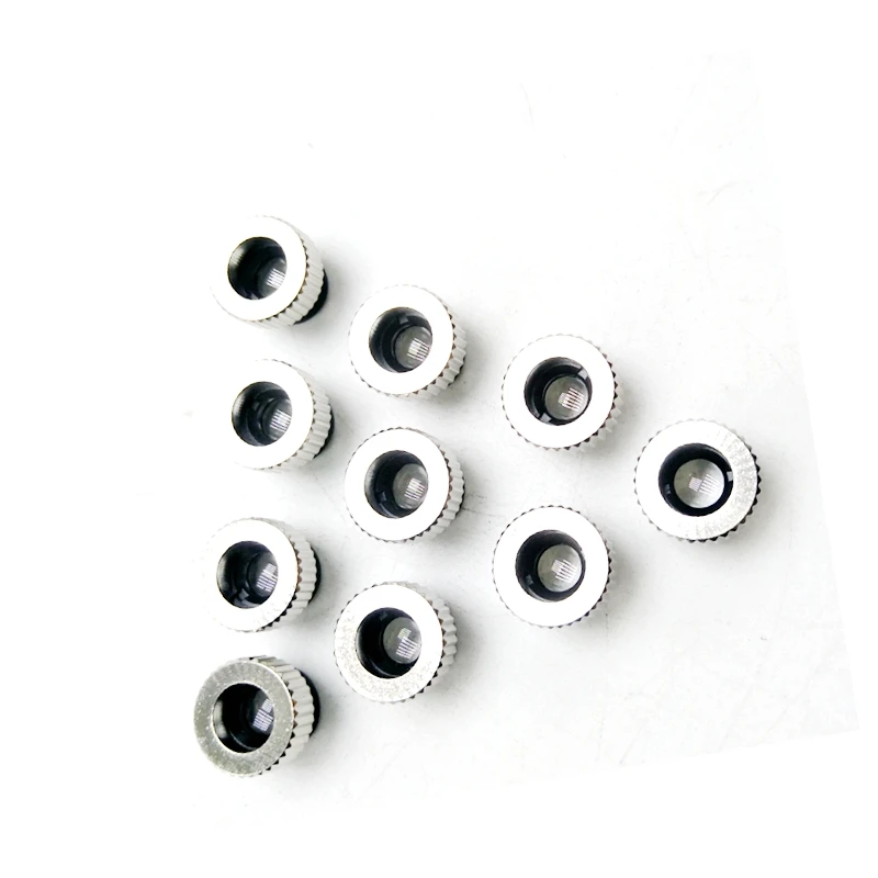 10pcs 200nm-1100nm Laser Dot Lens with M9 P0.5 Frame & Metal Cap