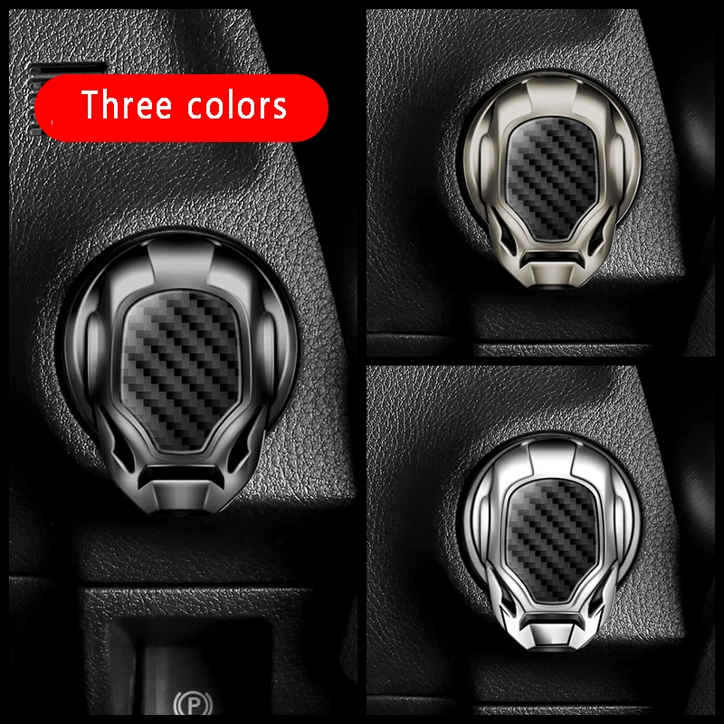 Iron Man Engine Accensione Start Stop Button Cover Sticker Per Land Rover Defender Discovery Range Rover Freelander Evoque Sv Svr