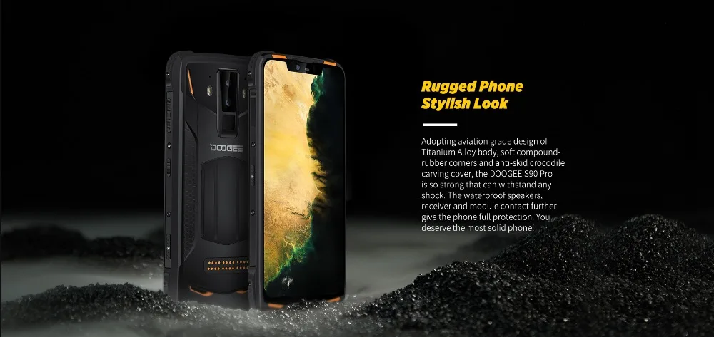 DOOGEE S90 Pro Android 9,0 смартфон Helio P70 Octa Core 6,18 FHD + IP68 Беспроводная зарядка 6 ГБ 128 ГБ 16MP 4G Dual SIM мобильный телефон