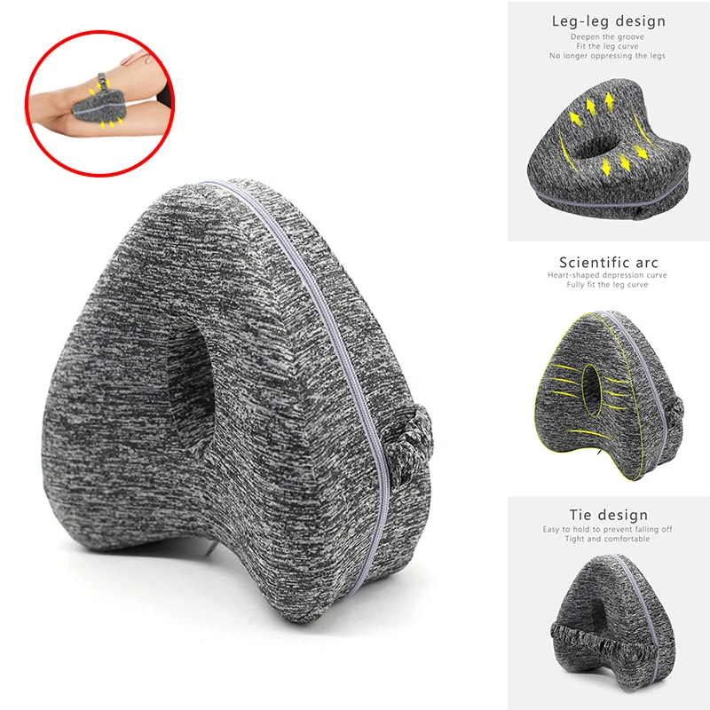 

Orthopedic Pillow Memory Foam Leg Positioner Pillows for Sleeping Knee Support Cushion Between The Legs For Hip Pain Sciatica