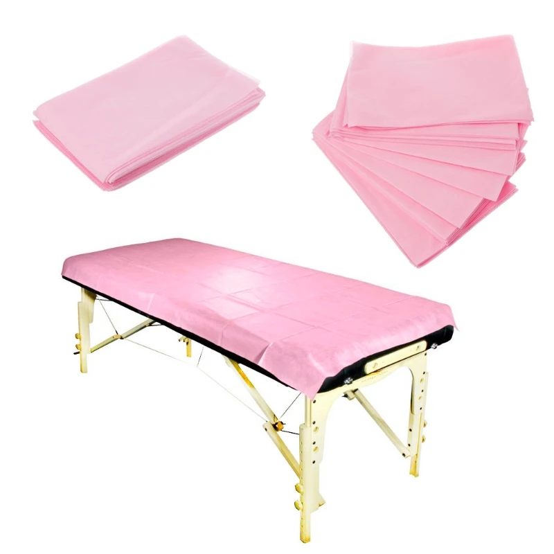 10pcs Massage Beauty Nonwoven Disposable Bed Table Cover Sheets