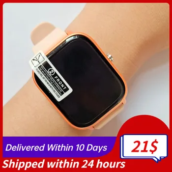 

Delivered Within 10 Days-Smart Watch Men Full Touch Fitness Tracker Blood Pressure Smart Clock Women Smartwatch for Xiaomi