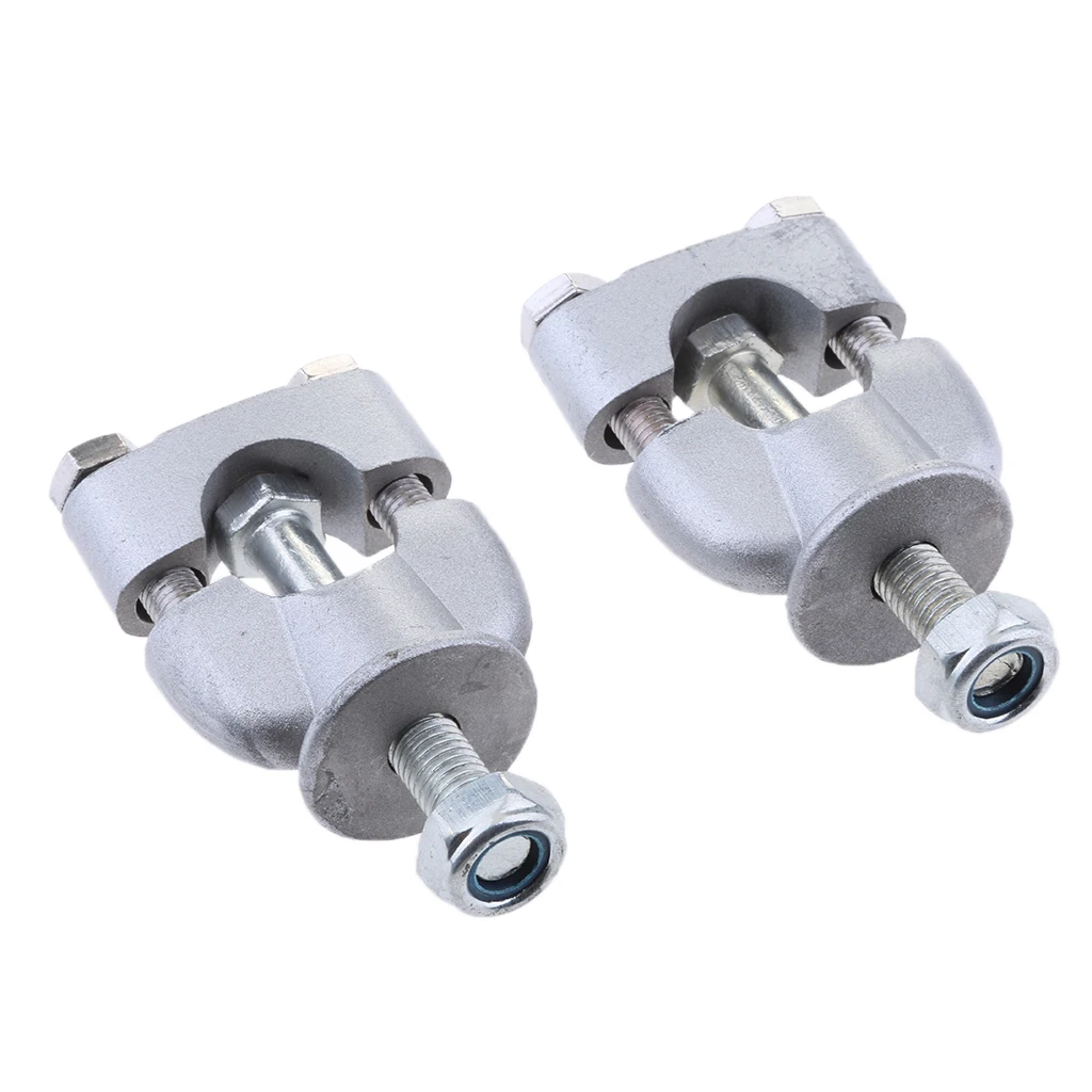 7/8'' 22mm Handlebar Fat Bar Mount Bracket Clamp Risers for Motorcycle Dirt Pit Bikes