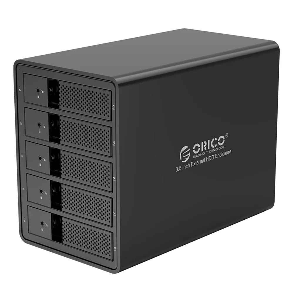 Корпус для внешнего жесткого диска ORICO 9558U3 5Bay 3 5 дюйма SATA на USB 0|Корпус диска| |