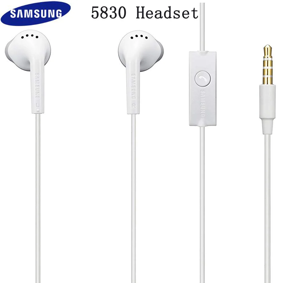 SAMSUNG-auriculares intrauditivos EHS61 con cable y micrófono, para Samsung S5830, S7562, xiaomi, HUAWEI, teléfono inteligente