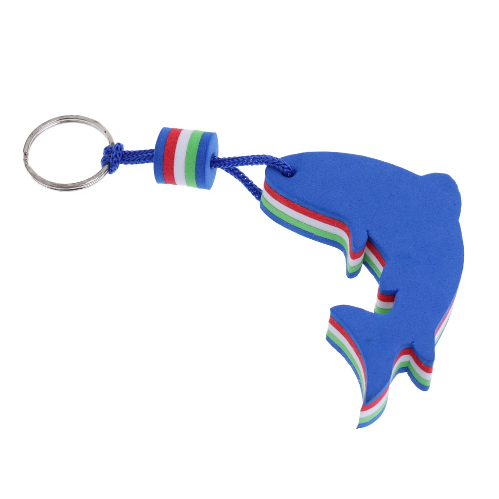 Yachting Boating Floating Key Chain Key Ring Keychain-Anchor, Rudder, Surfboard, Dolphin