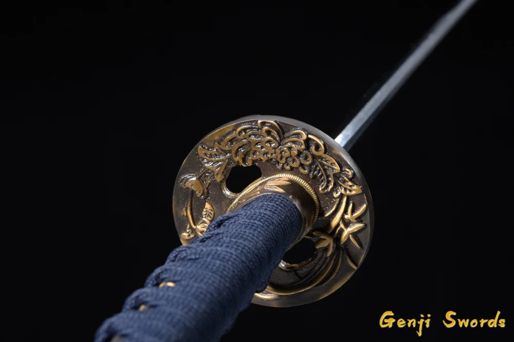 Ручная работа полная Tang Glory японская катана T10 стальная глина-закаленный настоящий самурайский меч катана острый край