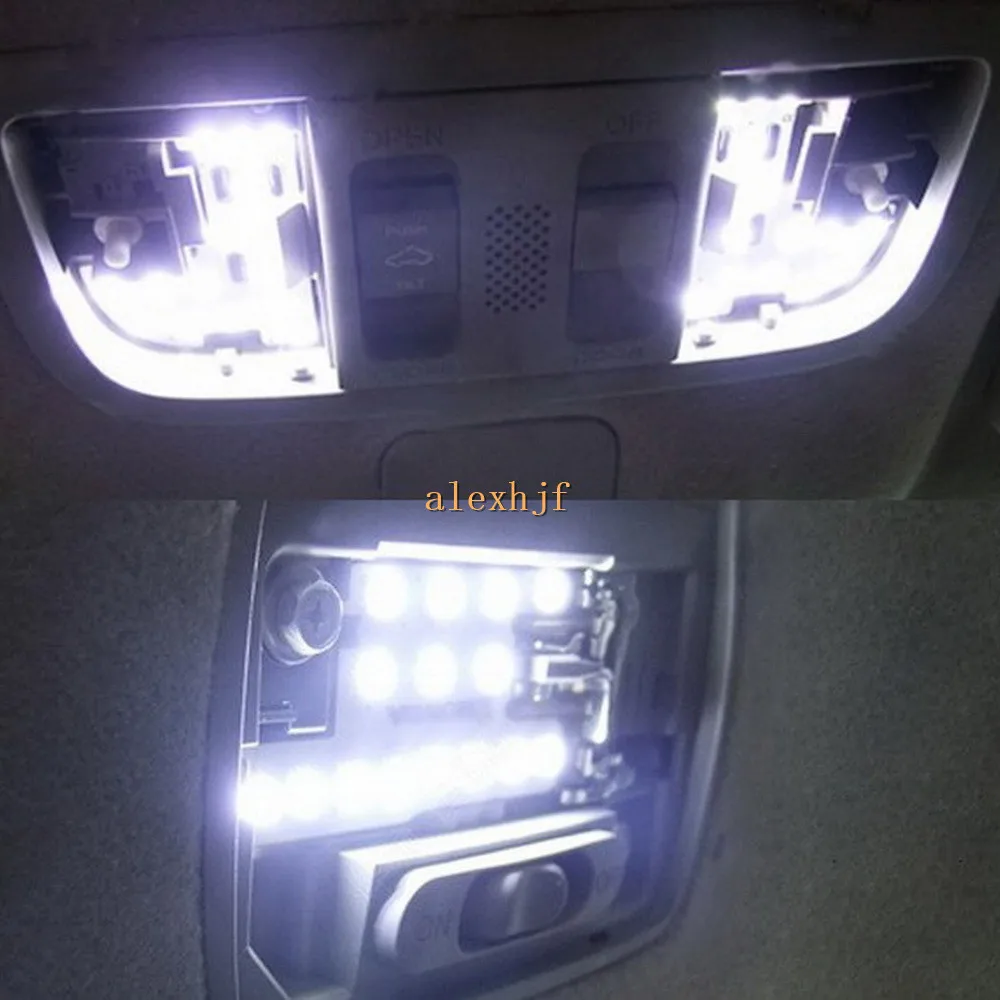 4 светодиодный т. светодиодные лампы для салона автомобиля Honda City Fit Jazz Civic 6000 2012|led