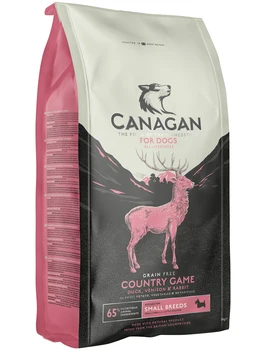 

CANAGAN CANAGAN GRAIN FREE COUNTRY GAME SMALL BREED bezzernovoy for adult dogs of small breeds with duck, venison and rabbit
