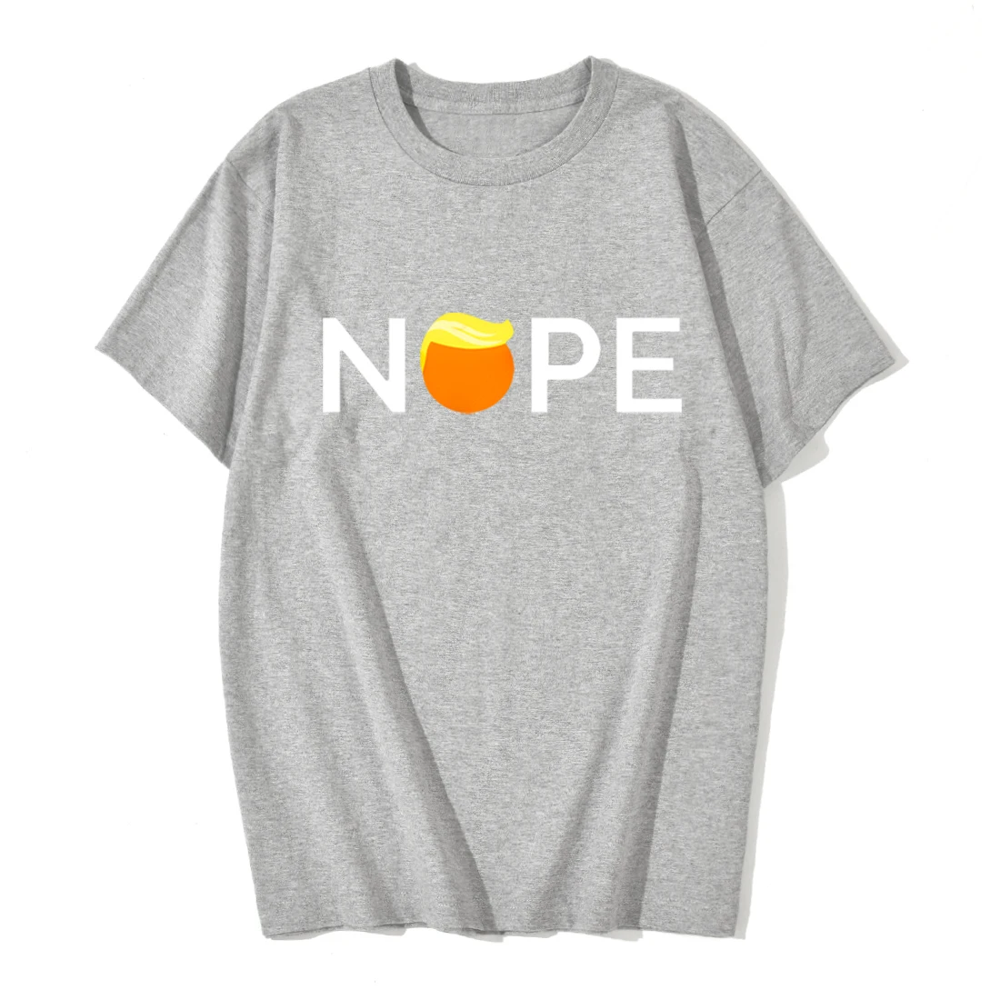 

NOPE Letter Creative Printing T-shirt Women's Pure Cotton Short-sleeved Casual Round Neck Top Unique Design Harajuku Streetwear