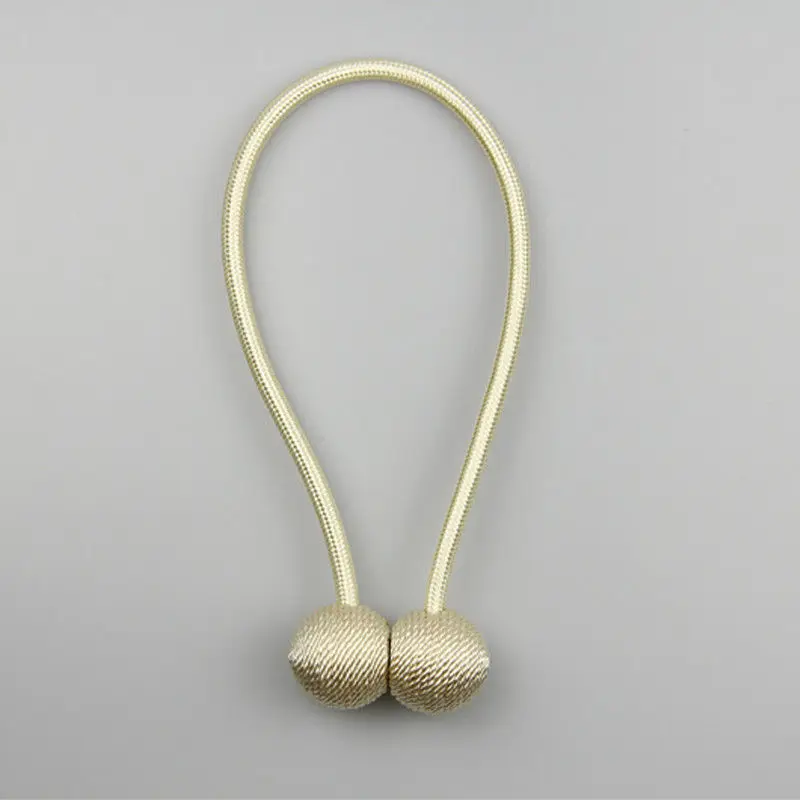 1Pc Pearl Magnetic Ball Curtain Tie Rope Backs Holdbacks Buckle Clips Accessory Rods Accessoires Hook Holder Home Decorations 