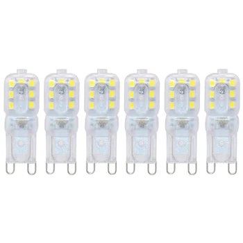 

6PCS/Set 3W G9 LED Bulb Halogen White Light High Light Energy Saving Bulb