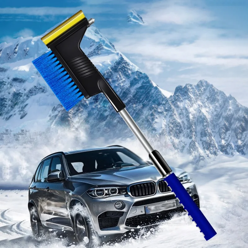 

2 In 1 Car Vehicle Snow Ice Scraper Snowbrush Shovel Removal Brush Clean Tools