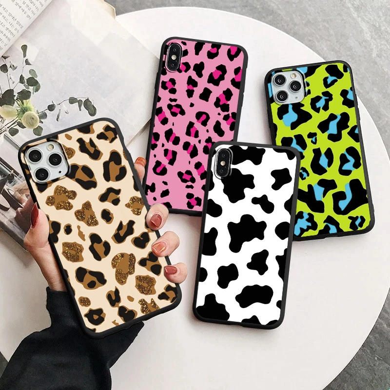 Чехол для Samsung Galaxy A32 A31 A41 A40 A30 S21 S20 FE S10 S10e S9 Plus Note 20 Ultra 10 Pro чехол с молочной коровой