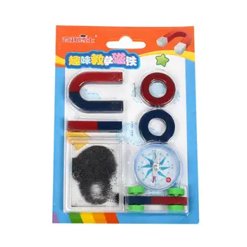 

Bar Ring U-shape Compass Magnet Set Education Science Experiment Tools Kid Toy Magnet For Science Experiment
