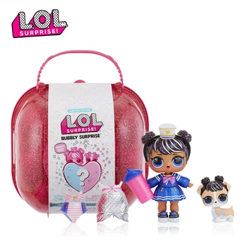

L.O.L. SURPRISE! Original LOL Surprise Doll Bubble Set Blind Box Bath Discolor Dress Up Fashion Cute Baby Girl Child Toy Gift