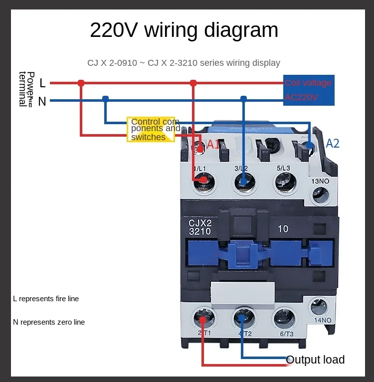 Montagem em Trilho Embutido para 1201 a 3 Yzwm-contator Fases Contator Elétrico 24v 36v 110v 220v 380v ac Yzwm-contator ac embutido para 1201 a, 3