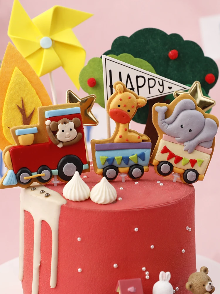 Animal Birthday Cake Topper | Animal Giraffe Cake Topper | Party Giraffe  Cake Topper - Cake Decorating Supplies - Aliexpress