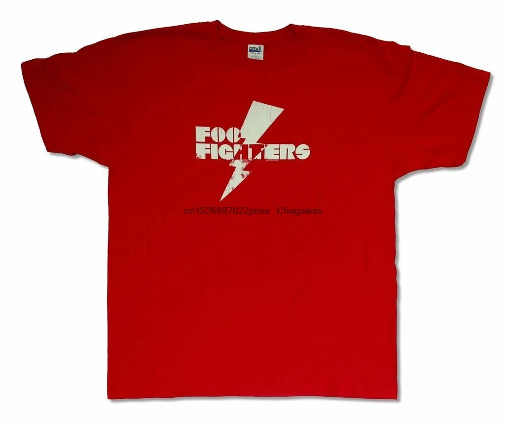 cuota de matrícula medianoche Álbum de graduación Foo Fighters camiseta oficial para adulto, Rayo, Rojo|Camisetas| -  AliExpress