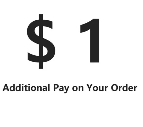 1 доллар США дополнительная оплата за товары или фрахт /оплата для нашего старого