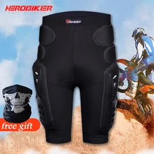 HEROBIKER шорты для мотокросса, защита мотоцикла, защитное снаряжение, панцири, мотоциклетные штаны, набедренные накладки, байкерское оборудование для верховой езды