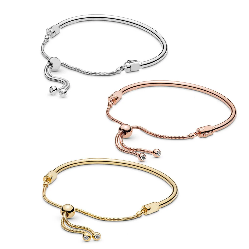 Send Silver 925 to women to adjust original glamour jewelry store men's Bracelet Bileklik Braccali Donna