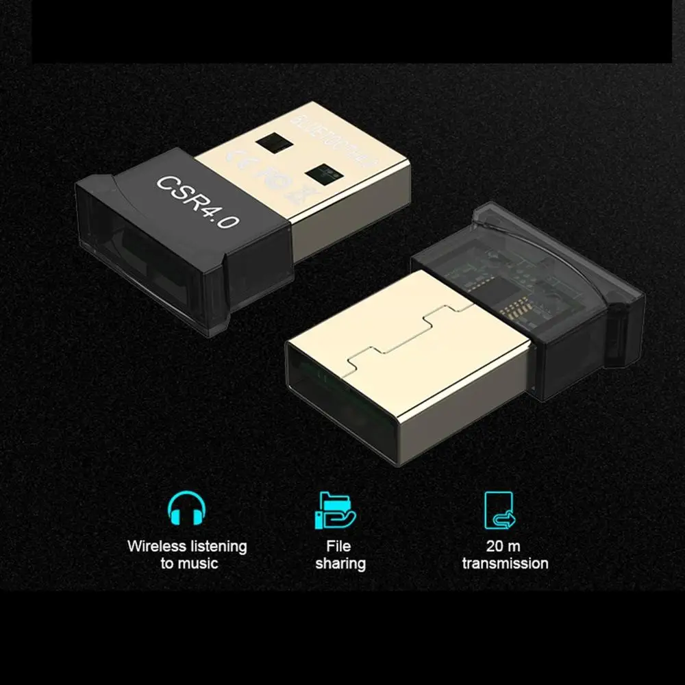 Беспроводной USB 4,0 CSR Ключ адаптер приемник для ПК Windows 7 8 10 беспроводной ключ музыкальный приемник с динамиком передатчик