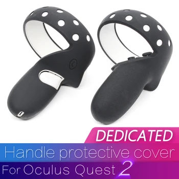 

Protective Cover For Oculus Quest2 VR Accessories Vr Controller Grip Handle Case Non-slip Soft Silicone Sleeve For Quest