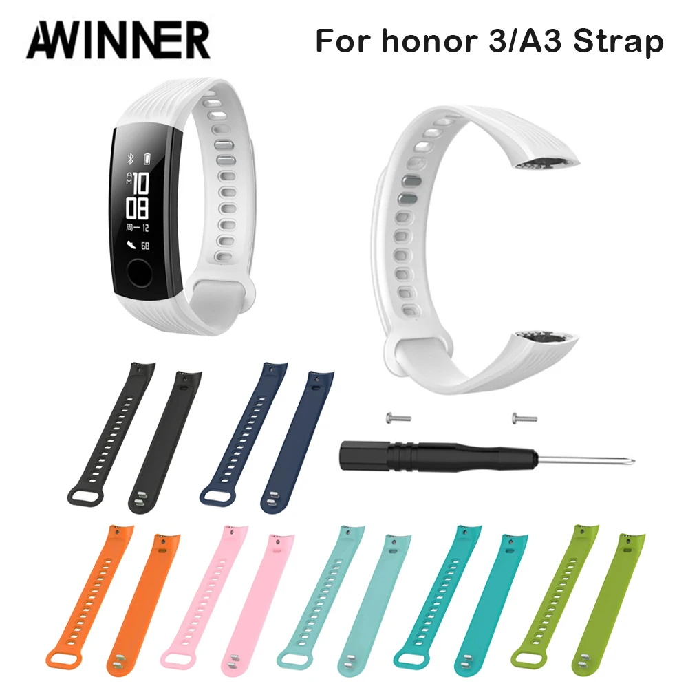 

Smart Wrist Band Strap For Huawei Honor 3 Band With Repair Tool Adjustable Smart Bracelet Replacement Accessory For Honor Band 3